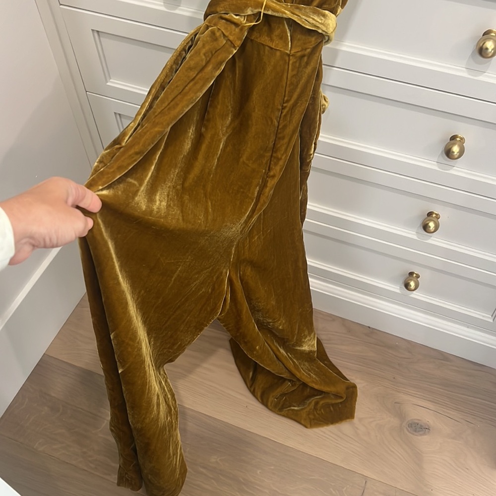 J. Crew velvet jumpsuit - Picture 4 of 5